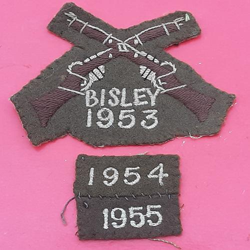 Bisley - Cloth Shooting Trade Badge 1953/54/55