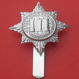 The Royal Dragoon Guards - N.C.O's Silver Anodised Cap Badge.