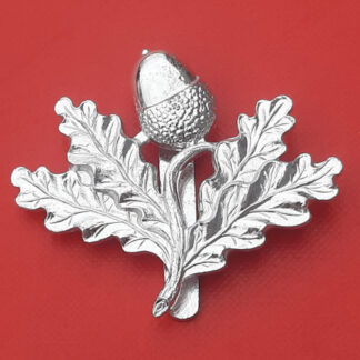 The South Nottinghamshire Hussars - Silver Anodised Cap Badge.