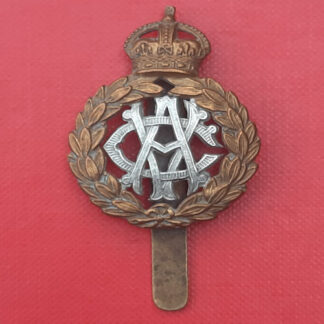 The Army Veterinary Corps - King's Crown Bi Metal Cap Badge.