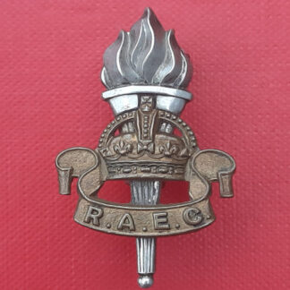 The Royal Army Educational Corps - Officer's Silver & Gilt Cap Badge.