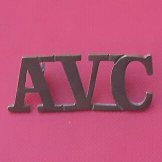 The Army Veterinary Corps - Gilding Metal Shoulder Title.