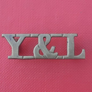 The York & Lancaster Regiment - Gilding Metal Shoulder Title.