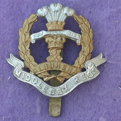 Bi-Metal Cap Badge - The Middlesex Regiment