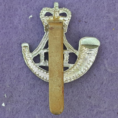 QC White Metal Cap Badge - The Durham Light Infantry - Image 2