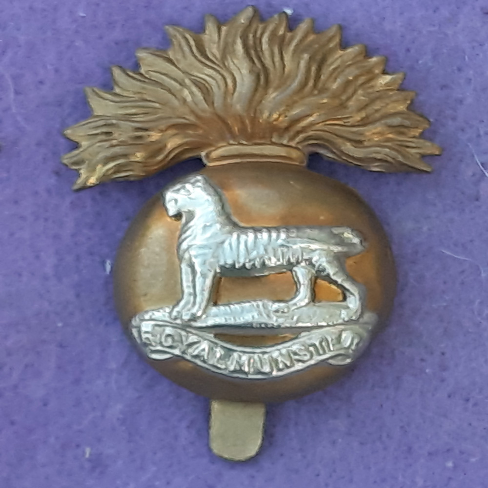 Bi Metal Cap Badge – The Royal Munster Fusiliers – Steady The Buffs ...
