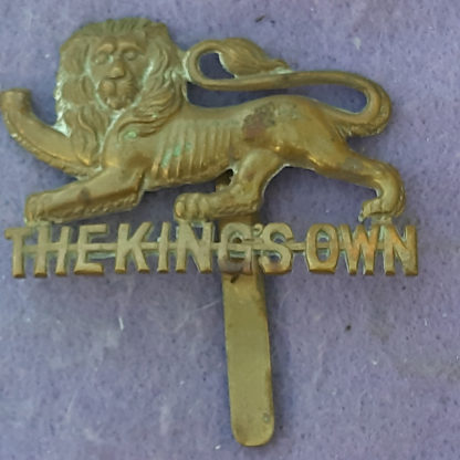 Gilding Metal Cap Badge - The King's Own (Lancaster) Regiment