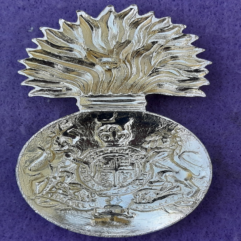 The Royal Scots Fusiliers Gold Anodised Bonnet Badge – Steady The Buffs ...