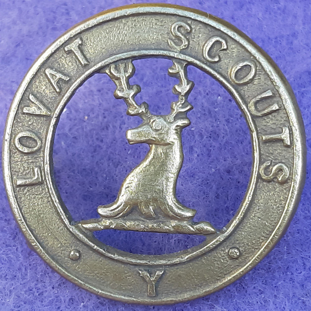The Lovat Scouts Yeomanry Small GM Cap Badge – Steady The Buffs Militaria