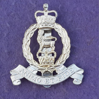 Adjutant General Corps - Silver & Gold Small Anodised Cap Badge