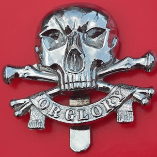 17th/21st Lancers - Chromed Cap Badge