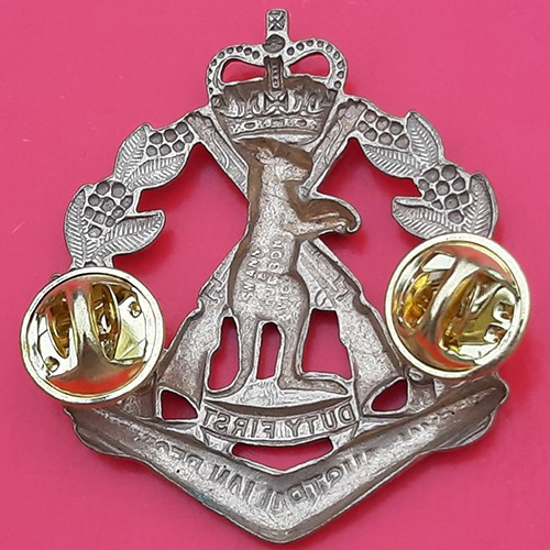 (Australia) The Royal Australian Regiment – Metal Cap Badge – Steady ...