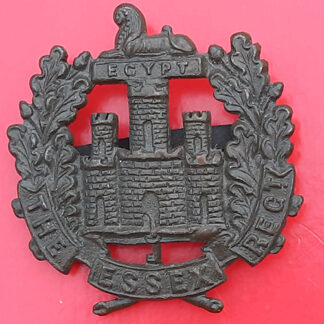The Essex Regiment - Officers Service Dress Bronze Cap Badge