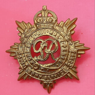 The Royal Army Service Corps - George VI Gilding Metal Cap Badge