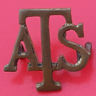 The Auxiliary Territorial Service - Gilding Metal Shoulder Title