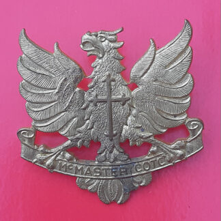 (Canada) McMaster Canadian Officer Training Corps - Gilding Metal Cap Badge