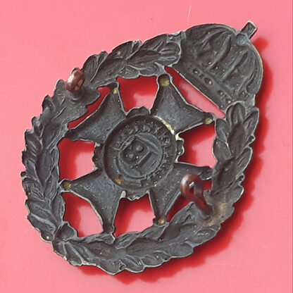 The 18th Middlesex Rifle Volunteers - Gilding Metal Glengarry Badge - Image 2