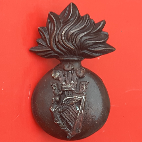 The Royal Irish Fusiliers – Officer’s Service Dress Bronze Cap Badge ...