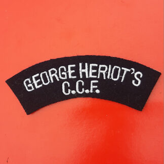 George Heriot's School Edinburgh Combined Cadet Force - Cloth Shoulder Title