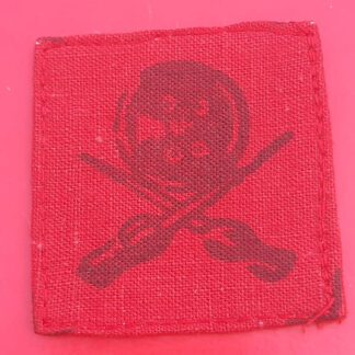 (India) 110th Poona Lines Of Communication - Printed Cloth Formation Badge