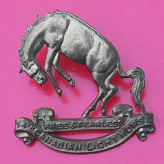 (Canadian) 14th Canadian Light Horse - Gilding Metal Cap Badge