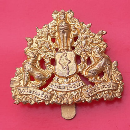 Burmese Army - Gilding Metal Cap Badge