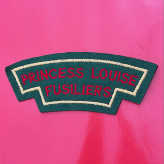 (Canada) Princess Louise's Fusiliers - Cloth Shoulder Title