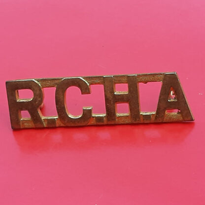 (Canada) Royal Canadian Horse Artillery - Gilding Metal Shoulder Title