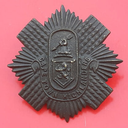 (South Africa) The Cape Town Highlanders - Bronze Cap Badge
