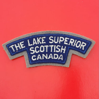 (Canada) The Lake Superior Scottish - Cloth Shoulder Title