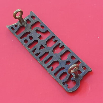 (Canada) The British Columbia Regiment - Blackened Brass Shoulder Title - Image 2