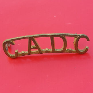 (Canada) The Canadian Army Dental Corps - Gilding Metal Shoulder Title