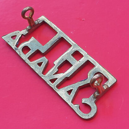 (Canada) The Royal Hamilton Light Infantry - Gilding Metal Shoulder Title - Image 2