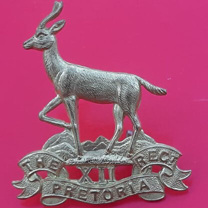 (South Africa) The Pretoria Regiment - Gilding Metal Cap Badge