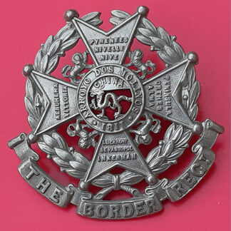 The Border Regiment - White Metal Helmet Plate Centre