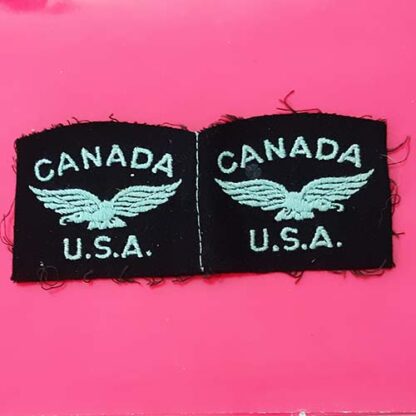 (Canada) Canada/USA Air Force Nationality - Cloth Shoulder Badges