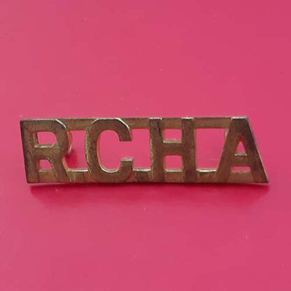 (Canada) The Royal Canadian Horse Artillery - Gilding Metal Shoulder Title