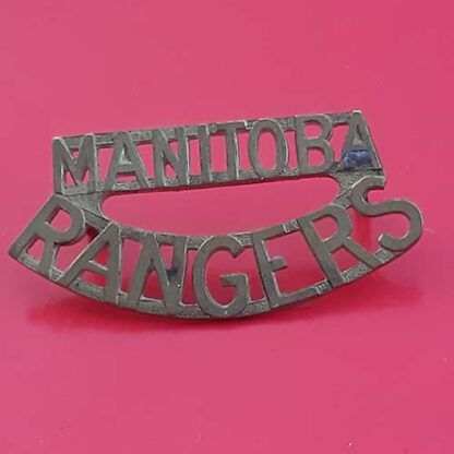(Canada) The Manitoba Rangers - Gilding Metal Shoulder Title