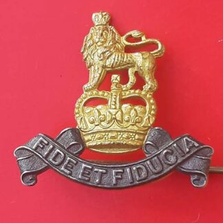 The Royal Army Pay Corps - Officer's Silver & Gilt Large Cap Badge