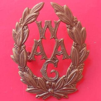 The Women's Army Auxillary Corps - Gilding Metal Cap Badge