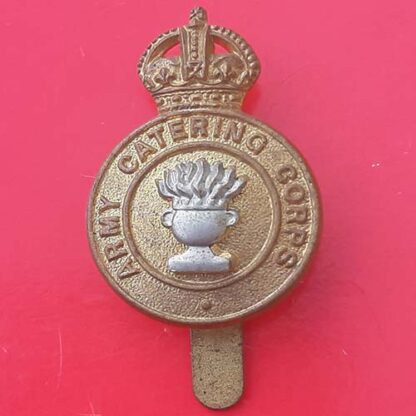 The Army Catering Corps - King's Crown Bi-Metal Cap Badge
