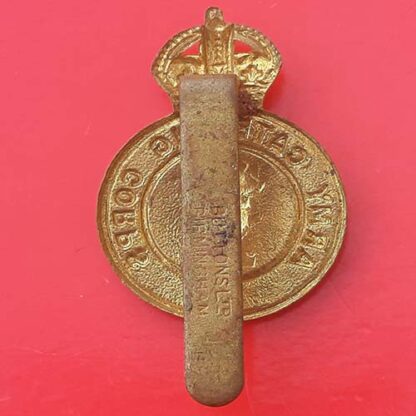 The Army Catering Corps - King's Crown Bi-Metal Cap Badge - Image 2