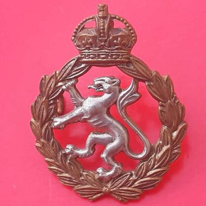 Women's Royal Army Corps - King's Crown Bi-Metal Cap Badge