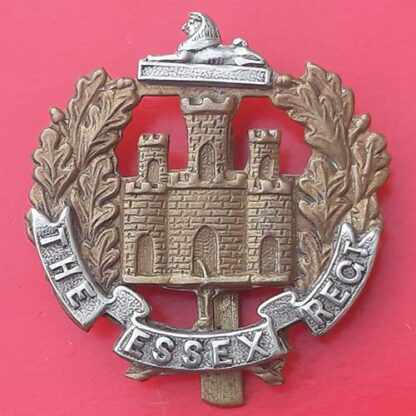 The 8th (Cyclist) Battalion The Essex Regiment - Bi-Metal Cap Badge
