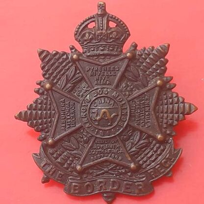 The Border Regiment - Officer's Large Size Bronze Collar Badge