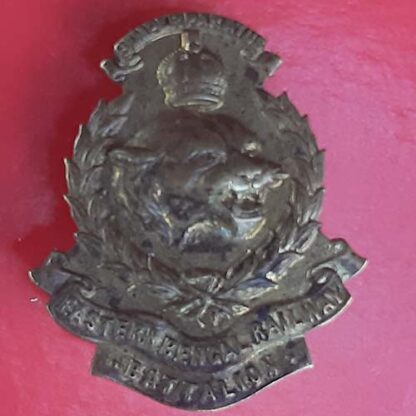 The East Bengal Railway Battalion – King’s Crown Gilding Metal Cap ...