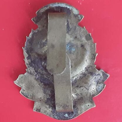 The East Bengal Railway Battalion - King's Crown Gilding Metal Cap Badge - Image 2