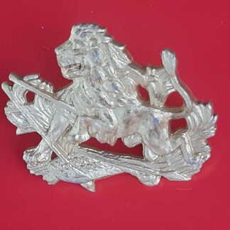 The British South Africa Police - Gun Metal Cap Badge