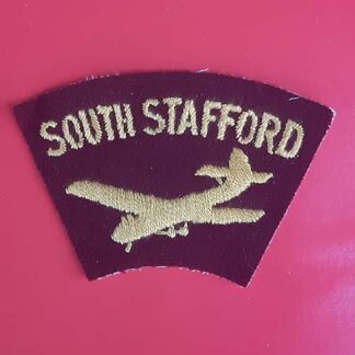 The South Staffordshire Regiment - Woven Cloth Shoulder Title