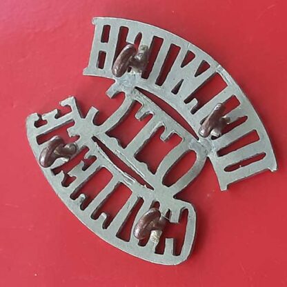 Dulwich College Officer Training Corps - White Metal Shoulder Title - Image 2